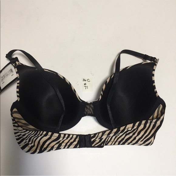BRA MAIDENFORM DEMI COVERAGE ZEBRA PRINT 36C NWT - Picture 6 of 12